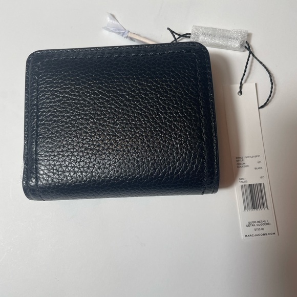 NWT Marc Jacobs Black Leather Wallet - Picture 4 of 5